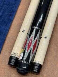 MUSASHI 3C PS-14 Gray Curly with Juma/red Coral Inlay