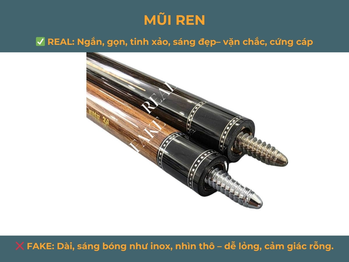 Gốc cảnh báo: Cơ bida Musashi fake đang tràn về Việt Nam 1