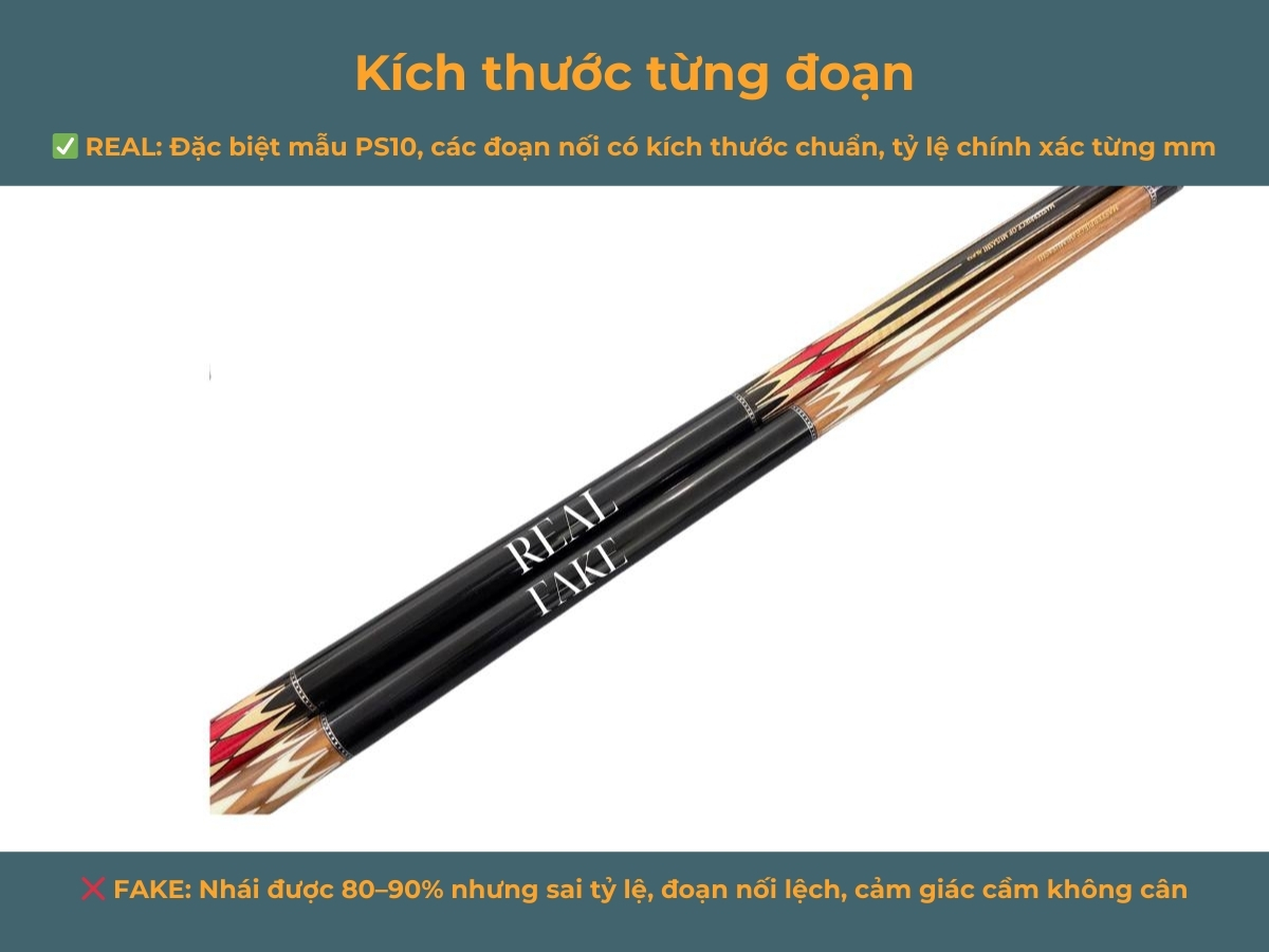 Gốc cảnh báo: Cơ bida Musashi fake đang tràn về Việt Nam 2