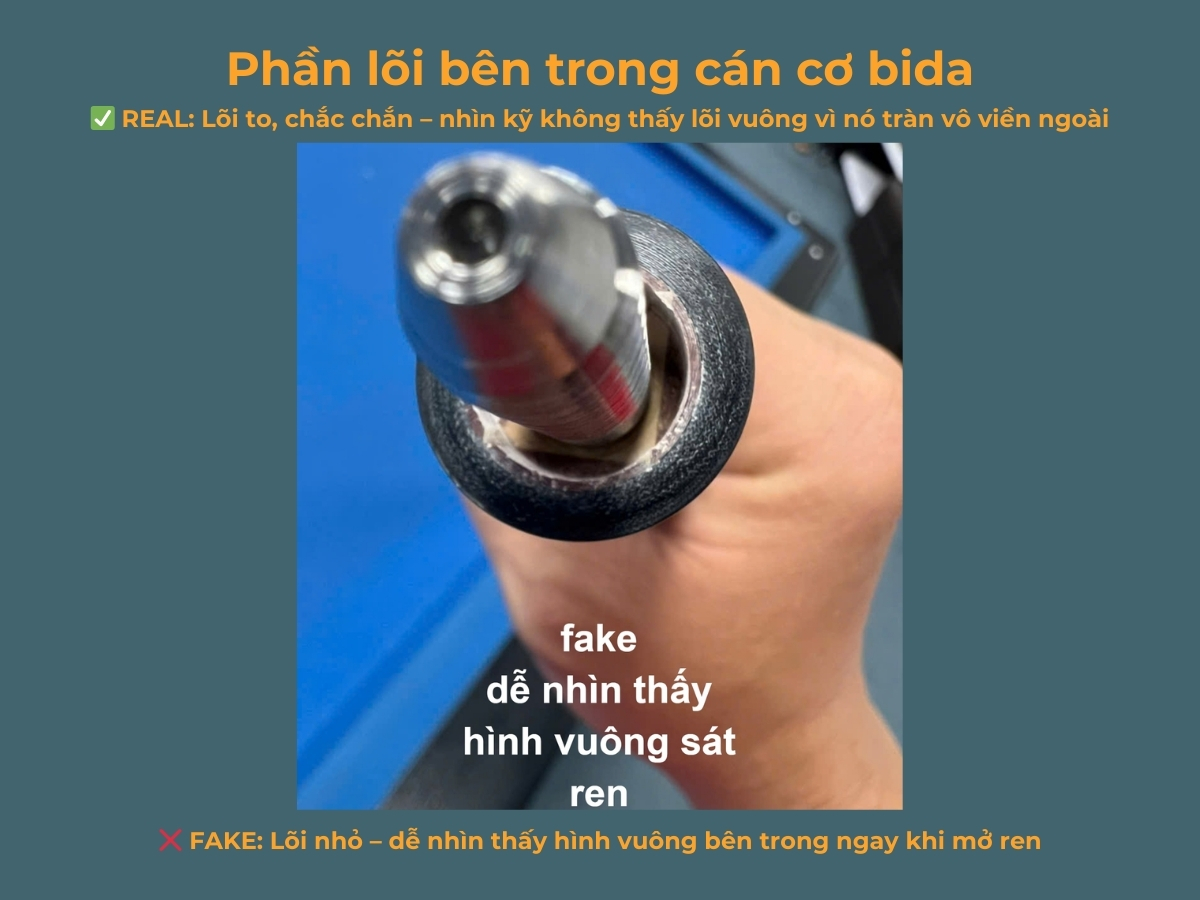 Gốc cảnh báo: Cơ bida Musashi fake đang tràn về Việt Nam 5