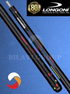 Cơ bida Longoni Black Rainbow by Martin Horn