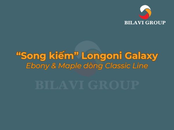 Cặp cơ bida Longoni Galaxy Maple/Ebony, tuyệt tác Á - Âu