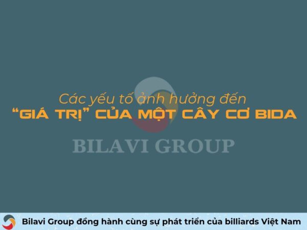 Các yếu tố liên quan đến "giá trị" của một cây cơ bida