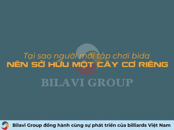 Tại sao người mới chơi bida cũng nên có một cây cơ riêng?