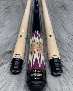 Cơ bida 3 băng Adam Musashi Matsu (purple heart) 2