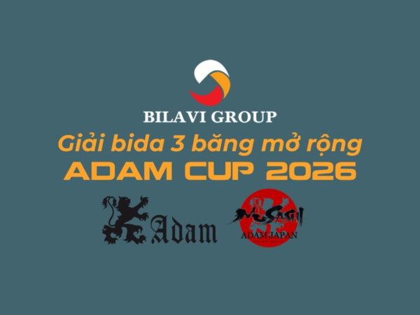 Giải carom 3 băng mở rộng Adam Cup 2026 (Vĩnh Long)